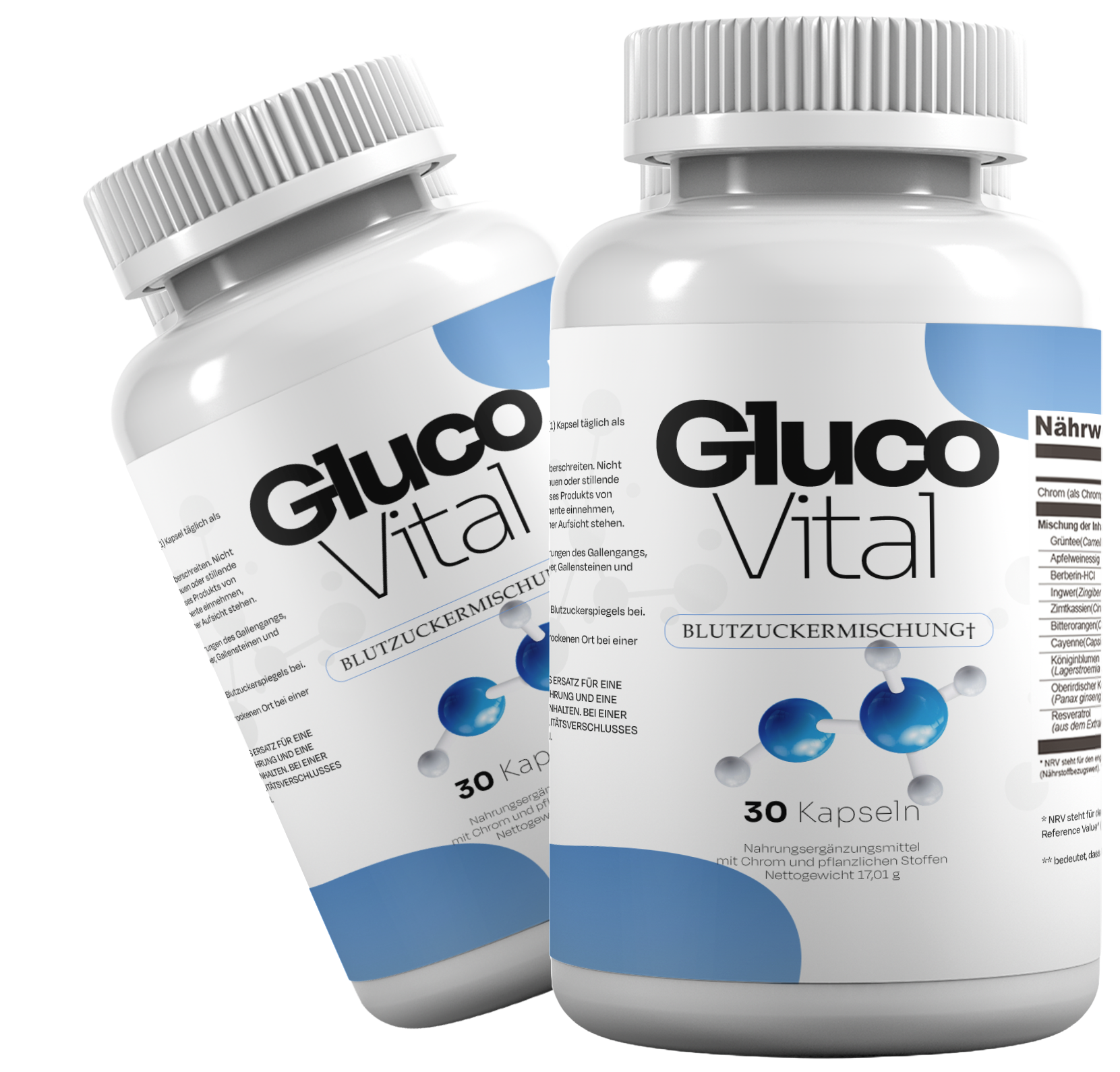 GlucoVital Bottle